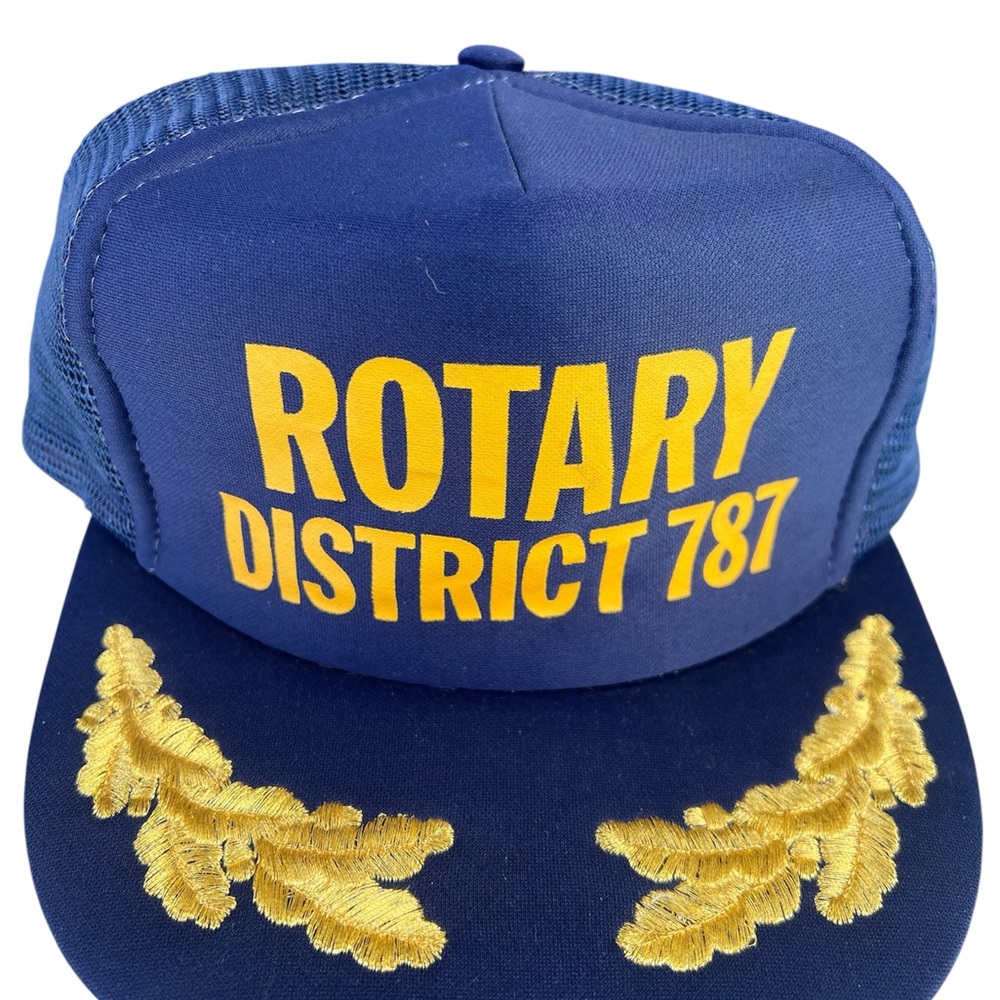 vintage Rotary International District 787 trucker hat